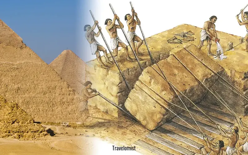 who build the pyramid of giza