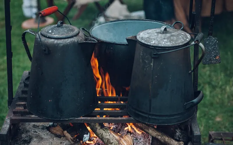 Pots and pans for camping