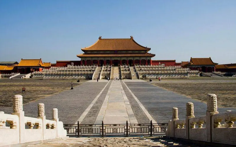Outer Court And The Inner Court Of The Forbidden City