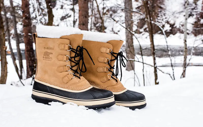 Pair Of Winter Boots for camping
