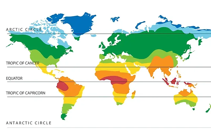 Regions In The Northern Hemisphere 