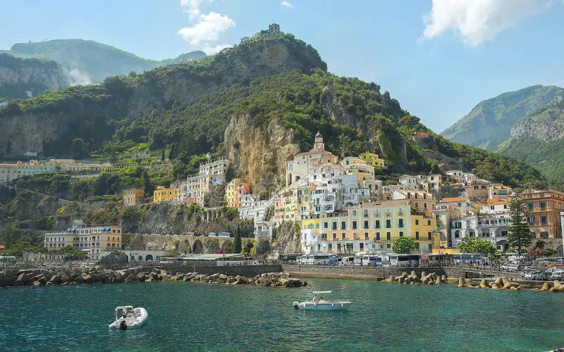 The Gulf of Salerno italy