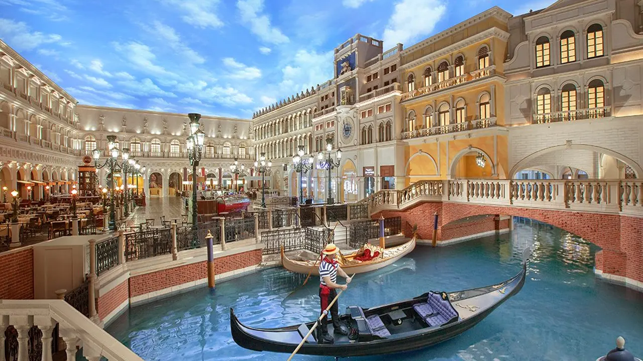 The Venetian Lagoon + Gondolas