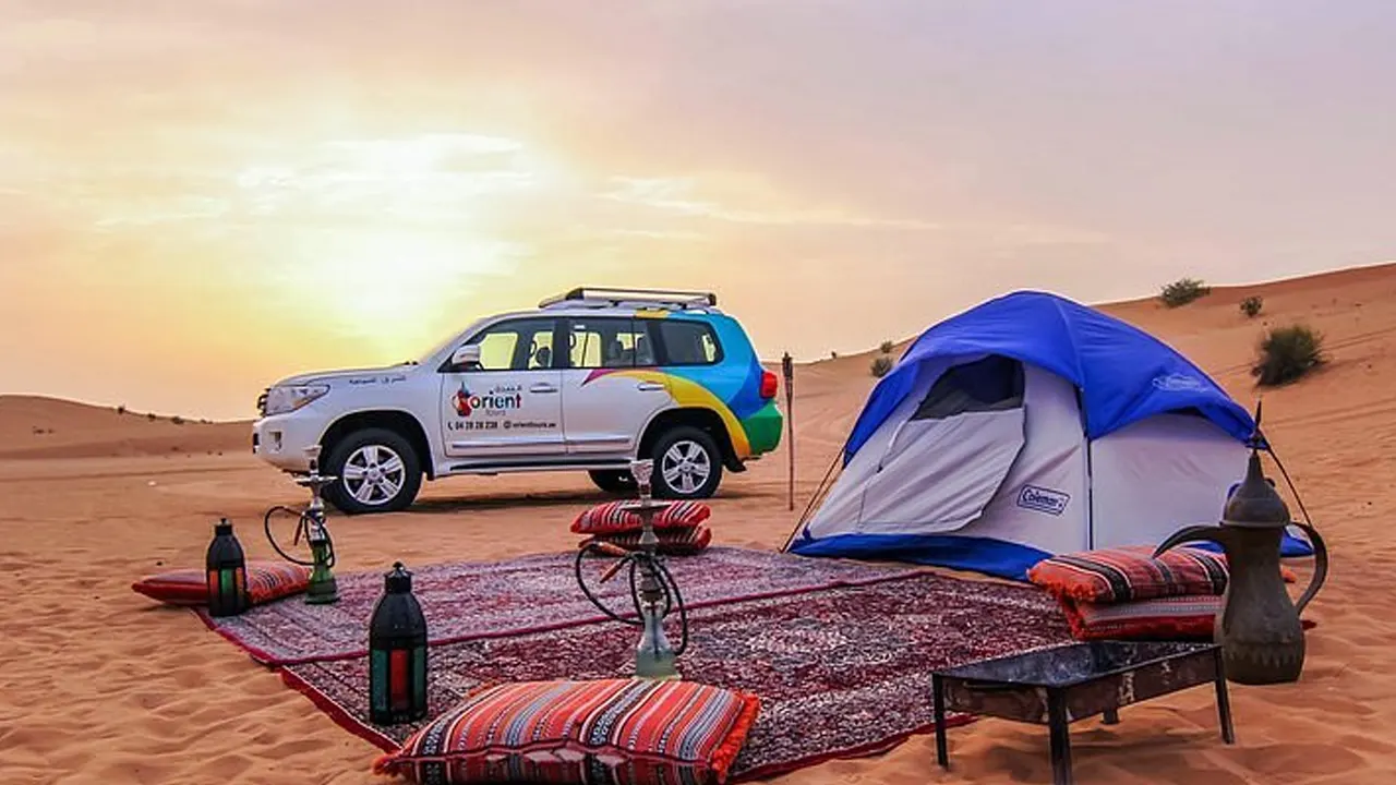 overnight desert camping dubai