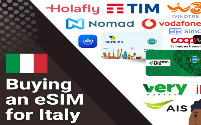 eSIM Data Plans in Italy