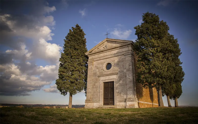 the Chapel of the Madonna di Vitaleta
